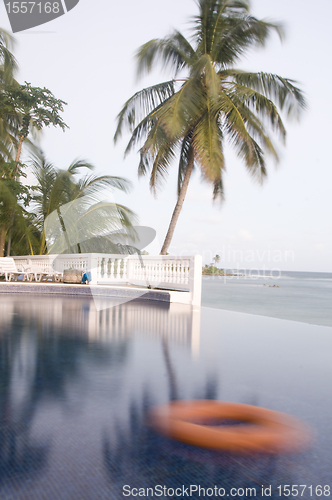 Image of infinity swimming pool Corn Island Nicaragua