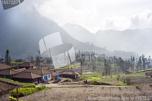 Image of  Indonesian mountain village