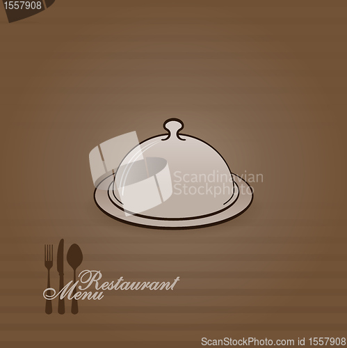 Image of Menu Illustration with Cover