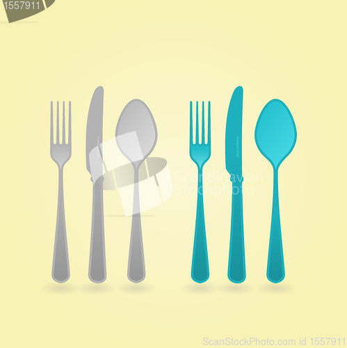 Image of Vector Cutlery Concept