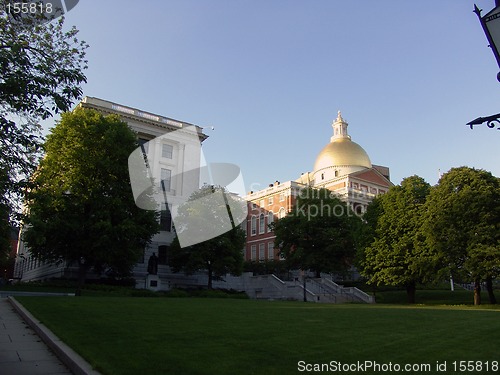 Image of Green Lawn of Statehouse