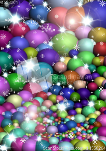 Image of colorful holiday lights background