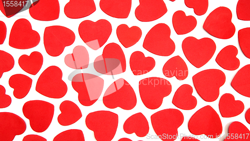 Image of hearts background