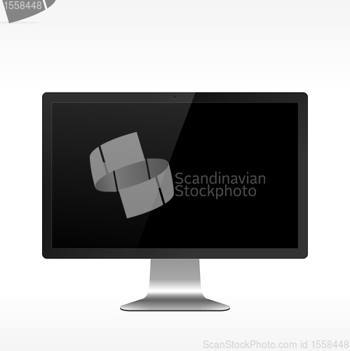 Image of Black LCD monitor