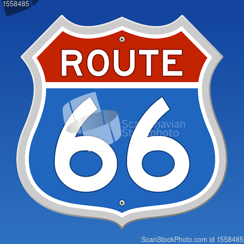 Image of Route 66 Road Sign