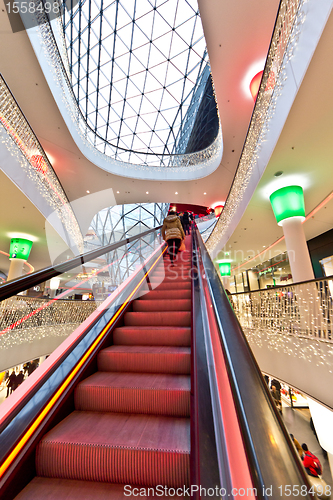 Image of The steep escalator