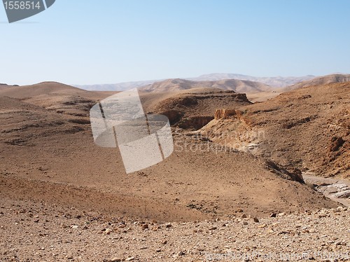 Image of Desert landscape near the Dead Sea