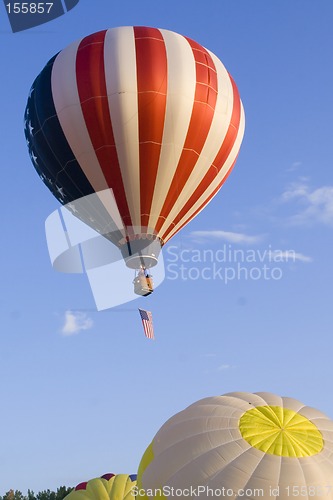 Image of American Flag Hot Air Balloon