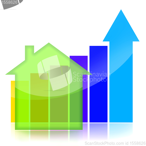 Image of Real estate business graph