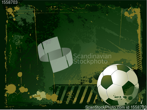 Image of Grunge soccer background