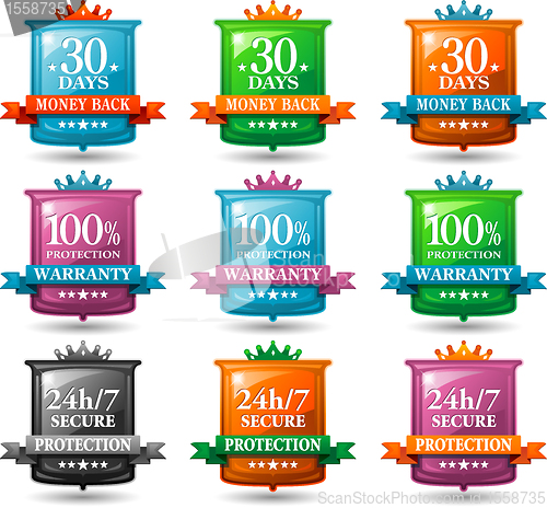 Image of web satisfaction guarantee badges