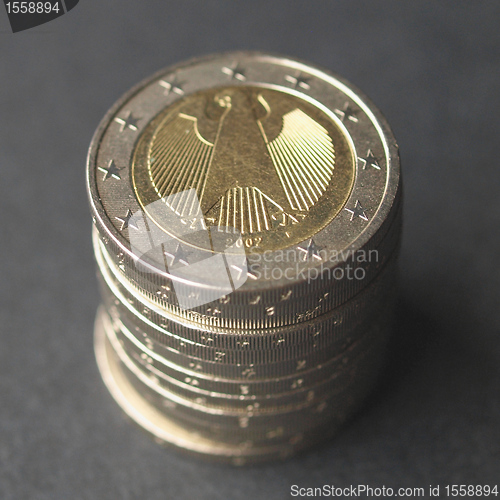 Image of Euro coins
