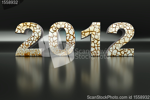 Image of 3d new year 2012