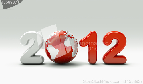 Image of 3d new year 2012