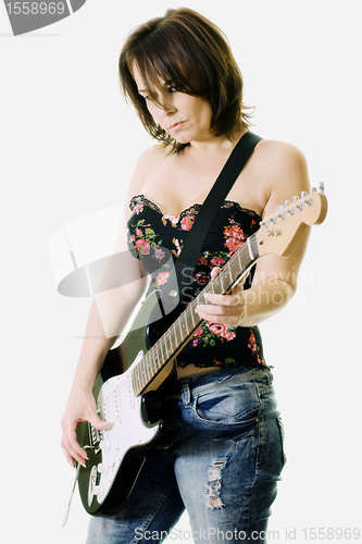 Image of woman with guitar
