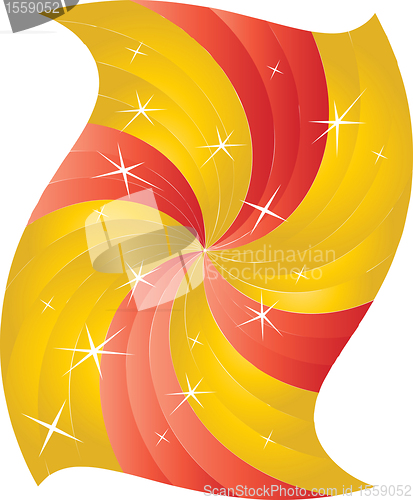 Image of gold and red background