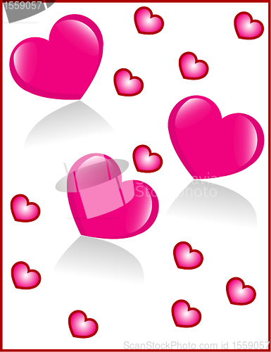 Image of background from hearts