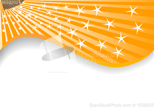 Image of background from star