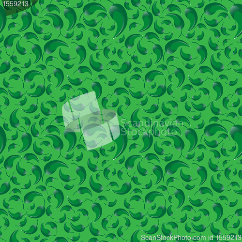 Image of seamless pattern from leaves