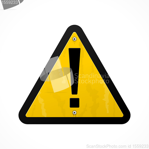 Image of Yellow Danger Sign