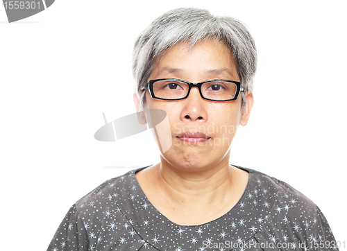 Image of asian mature woman
