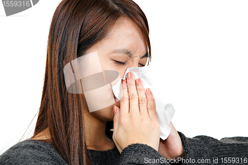 Image of sneeze girl