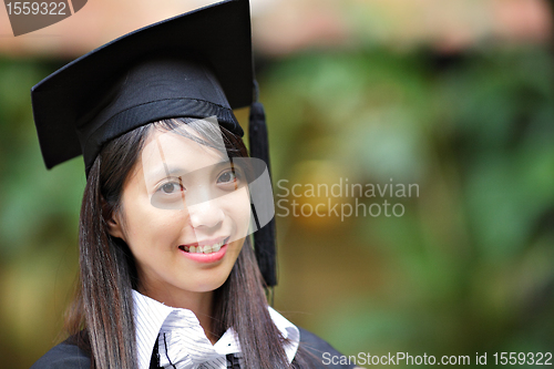 Image of girl graduation