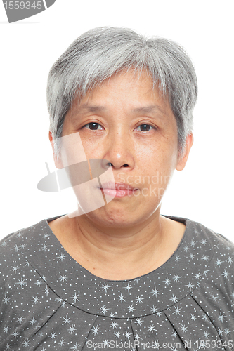 Image of asian mature woman