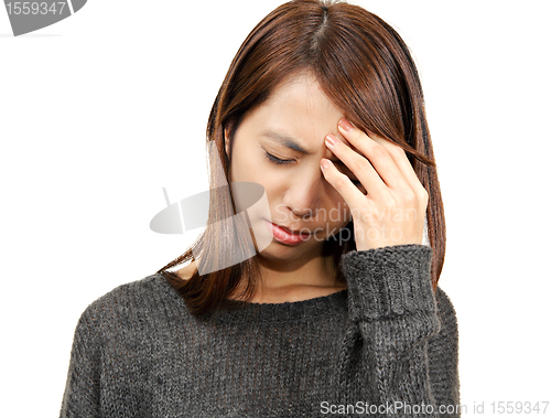 Image of woman with head ache 