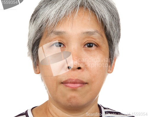 Image of asian mature woman