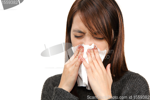 Image of sneeze girl