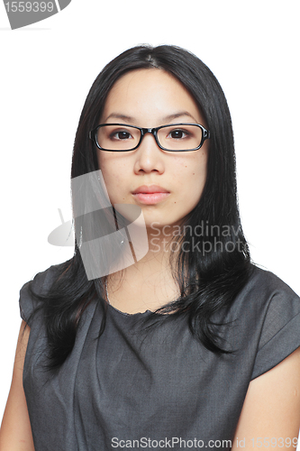 Image of portrait of asian businesswoman
