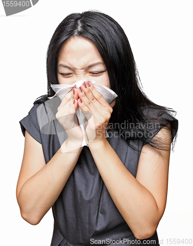 Image of sneeze girl