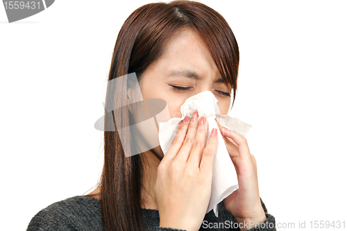 Image of sneeze girl