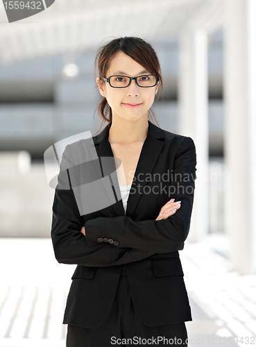 Image of young asian business woman