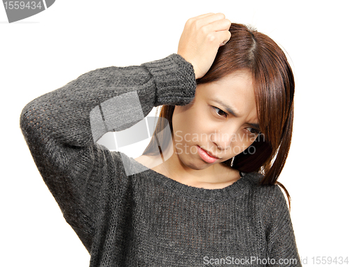 Image of woman with head ache 