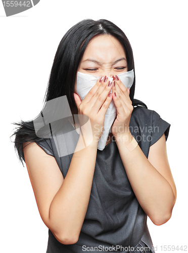 Image of sneeze girl