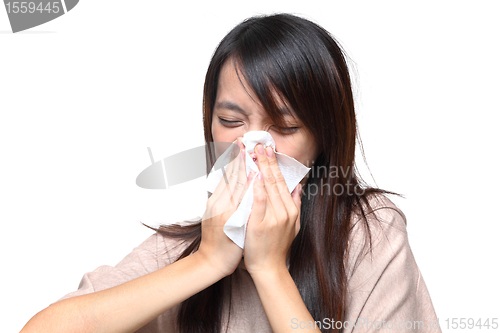 Image of sneeze girl