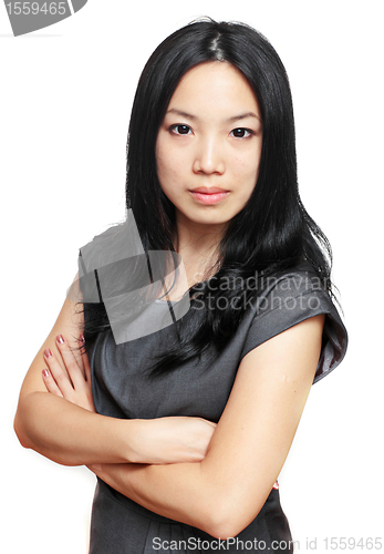 Image of portrait of asian businesswoman