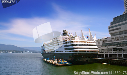 Image of Cruise ship in harbour