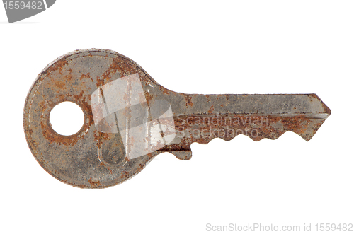 Image of Old rusty key 