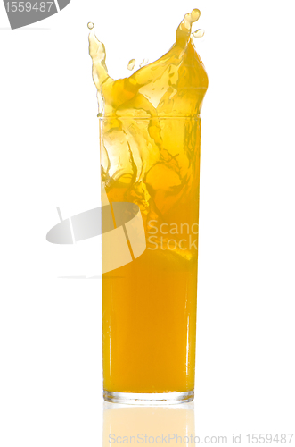 Image of Orange juice splash 