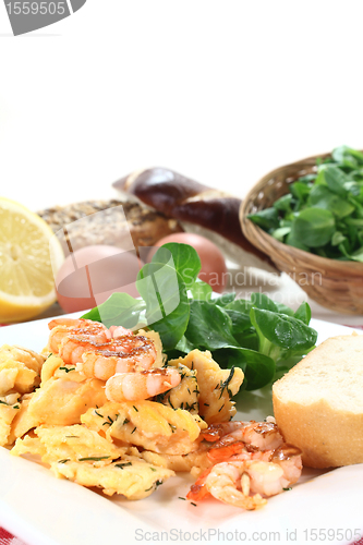 Image of Scrambled egg with shrimp