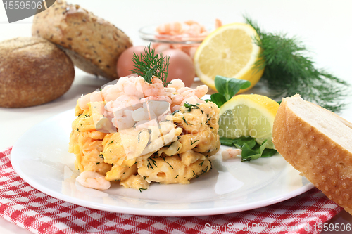 Image of Scrambled egg with shrimp