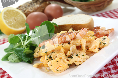 Image of Scrambled egg with shrimp