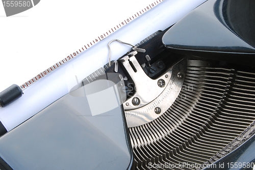 Image of Old typewriter close-up