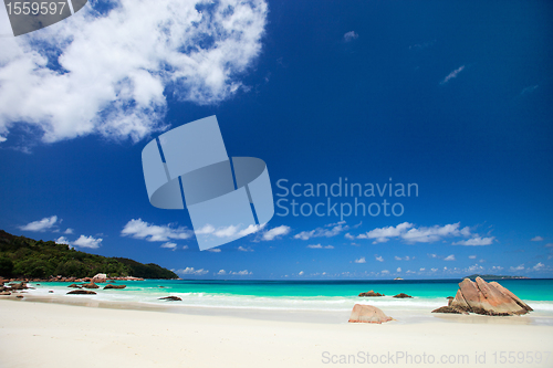 Image of Stunning tropical beach at Seychelles