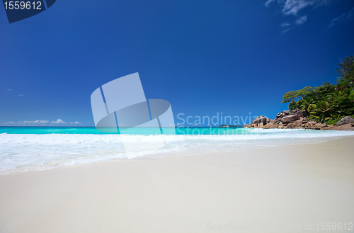 Image of Idyllic beach in Seychelles