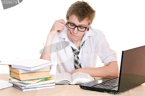 Image of frustrated student