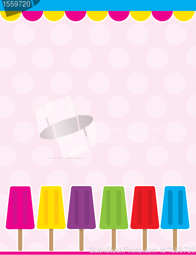 Image of Popsicle Background